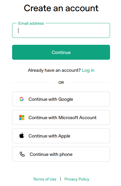chatgpt login screen chatgpt login screen